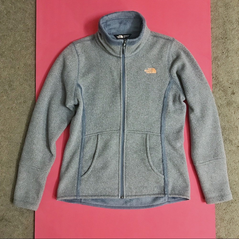 The North Face Women's Light Blue Full-Zip Fleece Jacket
